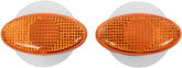 Bike It Oval Slim Fairing Indicators With Amber Lens